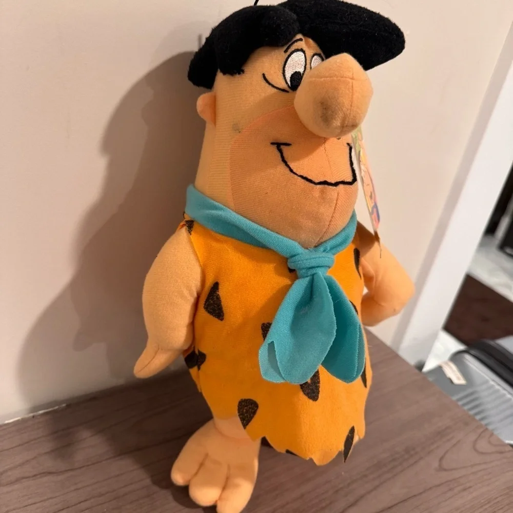 Orange and Black Stuffed Animal Plush Toy